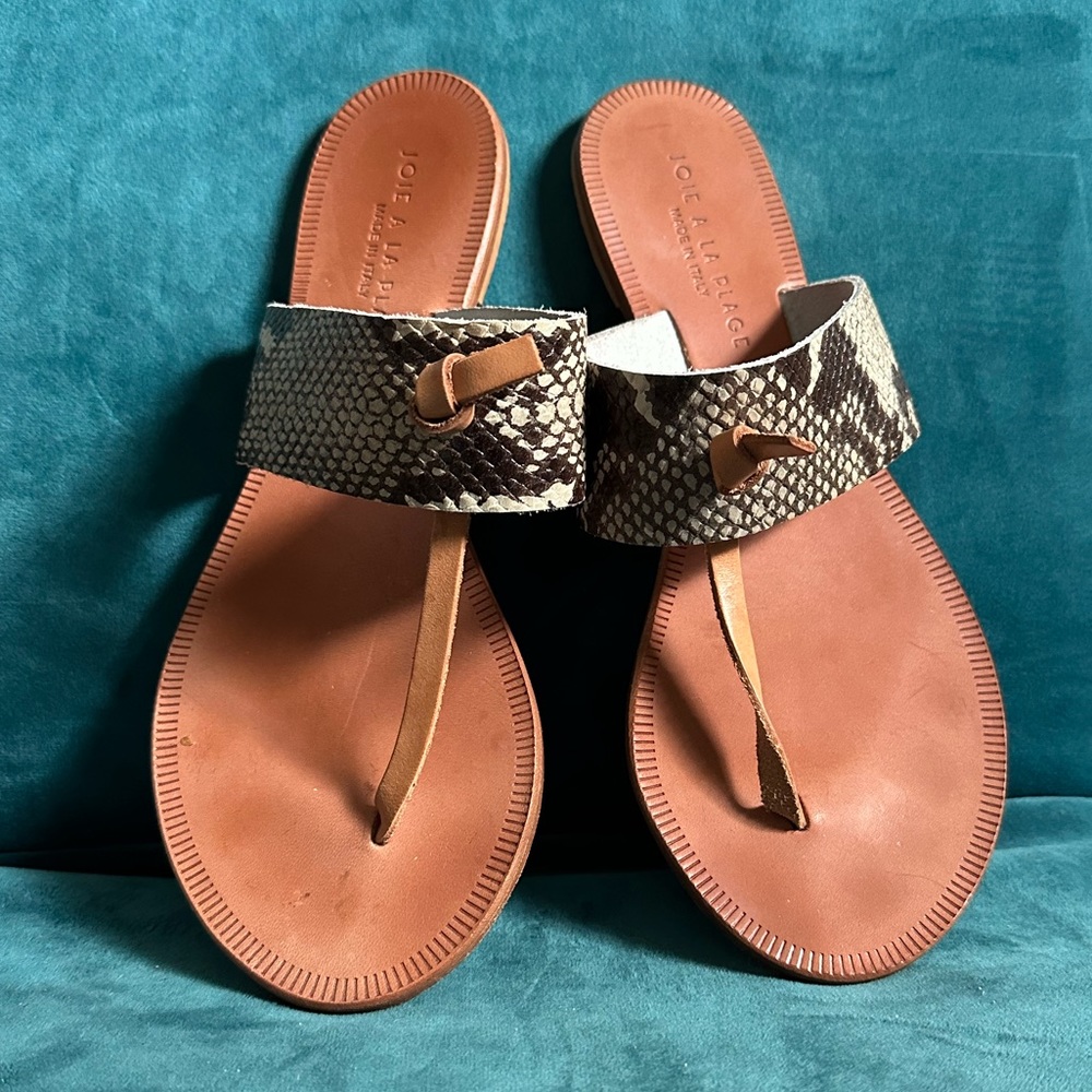 Joie A La Plage Leather Sandals - Size 38.5